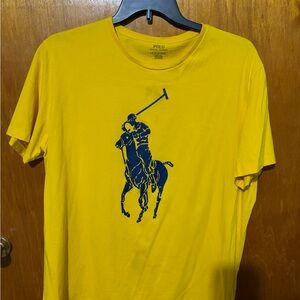 Polo by Ralph Lauren Bright Yellow Tee with Navy Logo
